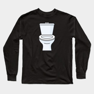 Toilet Seat Long Sleeve T-Shirt